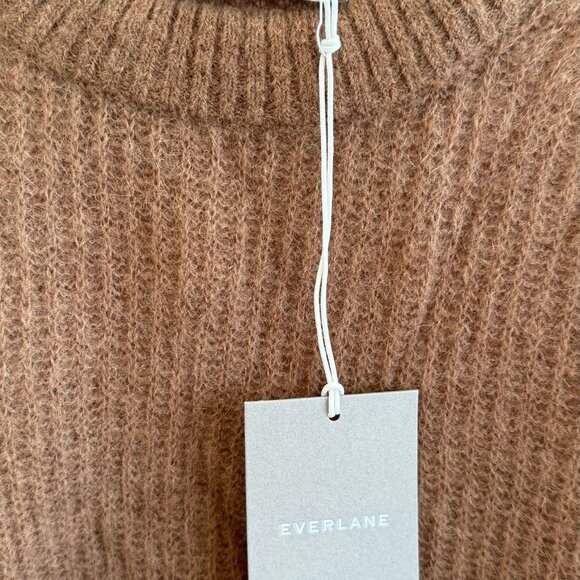 Everlane Cocoon Crew in Alpaca in Tiger’s Eye Size L - Picture 3 of 5